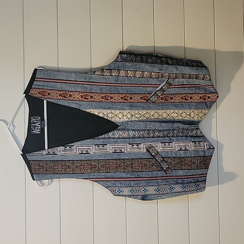 AGAPO VEST  1X  MULTI/BLACK